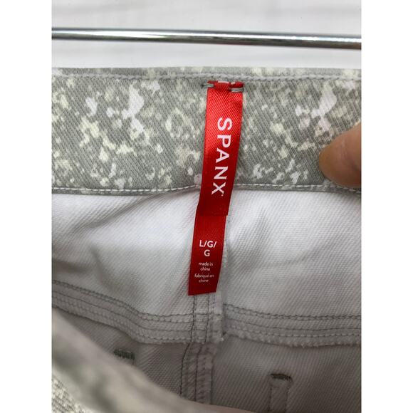 Spanx Ankle Jean-ish Leggings Womens Size Large Speckled Gray NEW - Picture 5 of 7